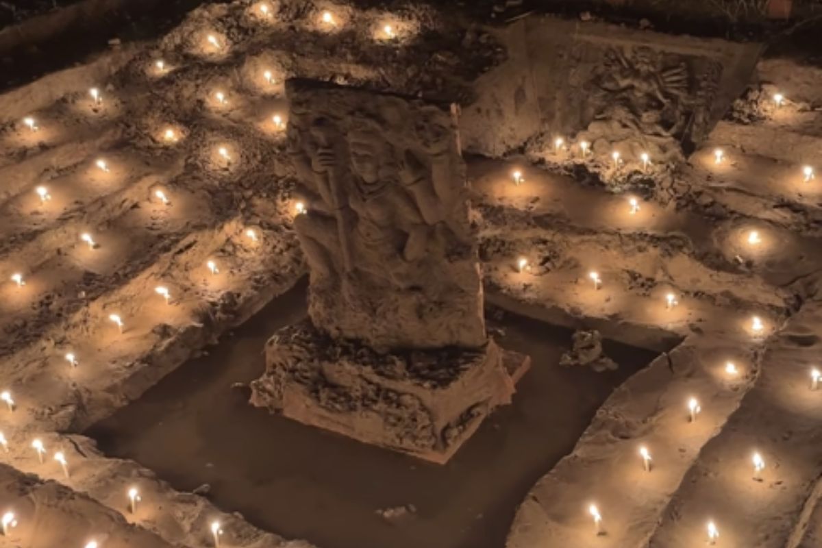Vaishnavghata Patuli’s underground Durga Puja pandal in Kolkata in 2026