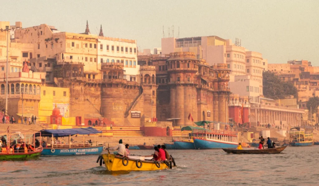 How To Plan A Varanasi Trip During The Festive Season: Ganga Aarti, Temples And More 3 Ganga ghats in Varanasi for the evening Ganga Aarti