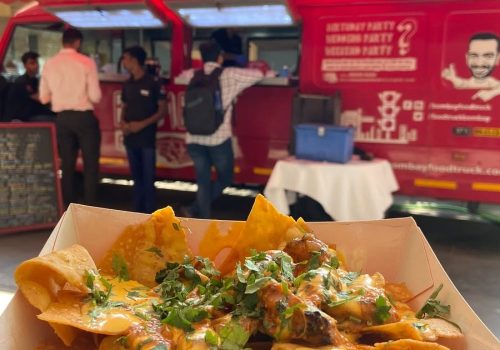 Street food hopping with food trucks in Mumbai