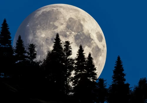 Supermoon in India