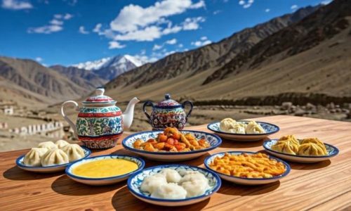 Best foods to try in Himachal Pradesh, featuring traditional Himachali dishes including Dham, Siddu, Madra, and Kullu Trout.