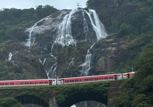 Dudhsagar Falls in Goa after reopening for the 2026-27 tourist season