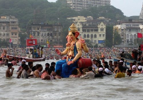 Ganesh Visarjan in Mumbai