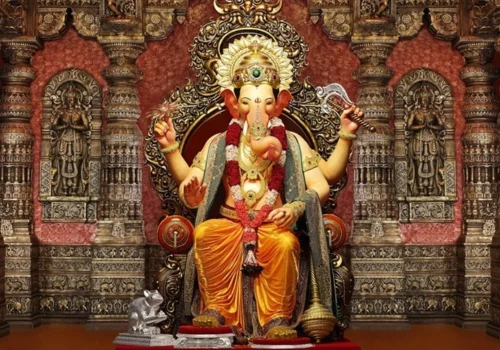 Lalbaugcha Raja 2026 during Ganesh Chaturthi in Mumbai