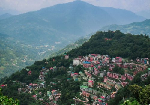 Himalayan landscape and Kanchenjunga views in Sikkim