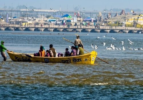 Triveni Sangam in Prayagraj